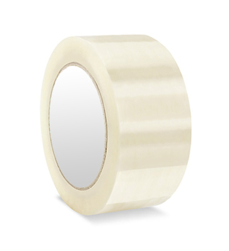 Clear low noise packing tape