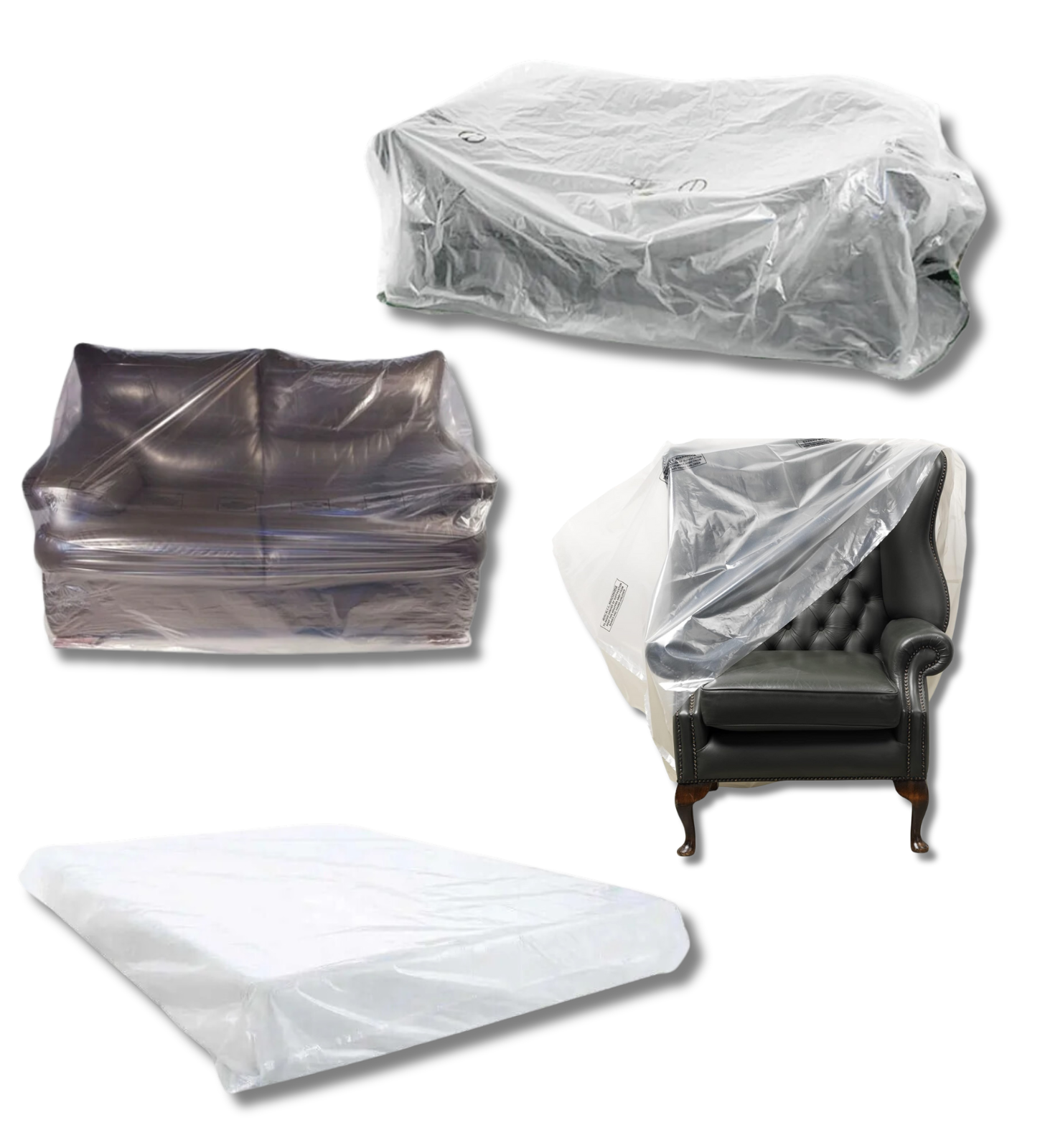 Plastic furniture covers 