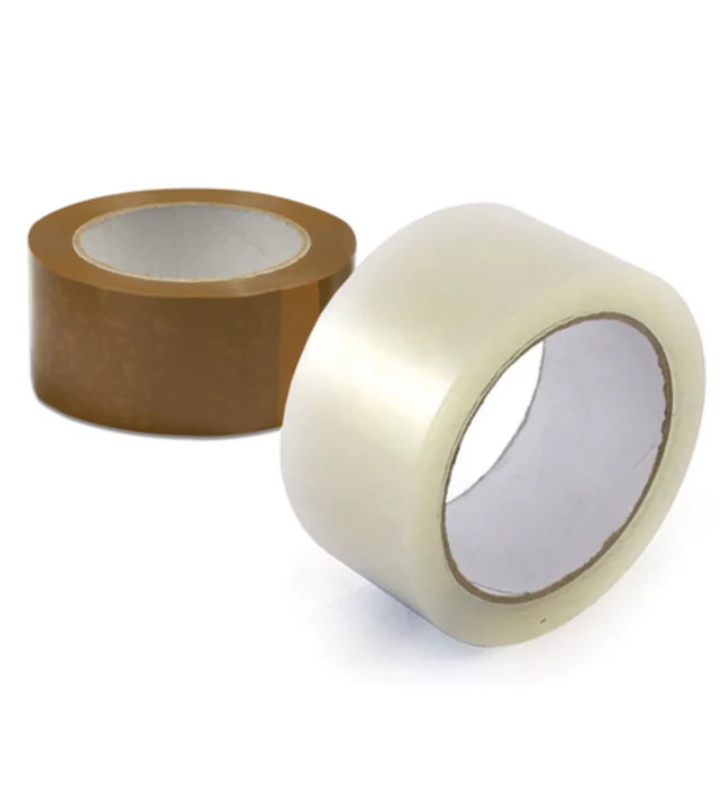 Clear low noise packing tape